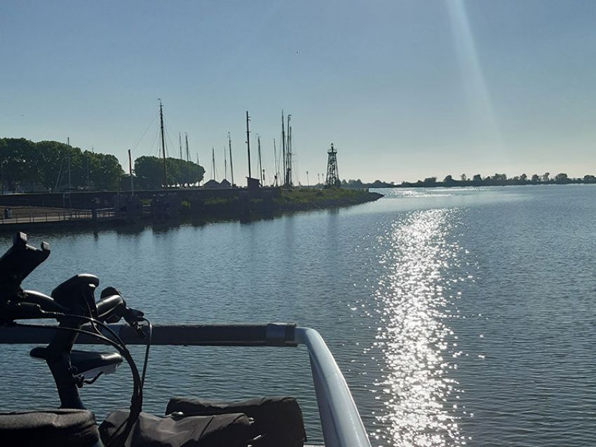 Fiets en vuurtje