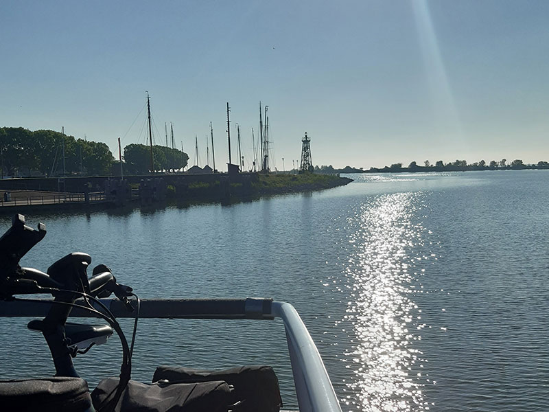 Fiets en vuurtje